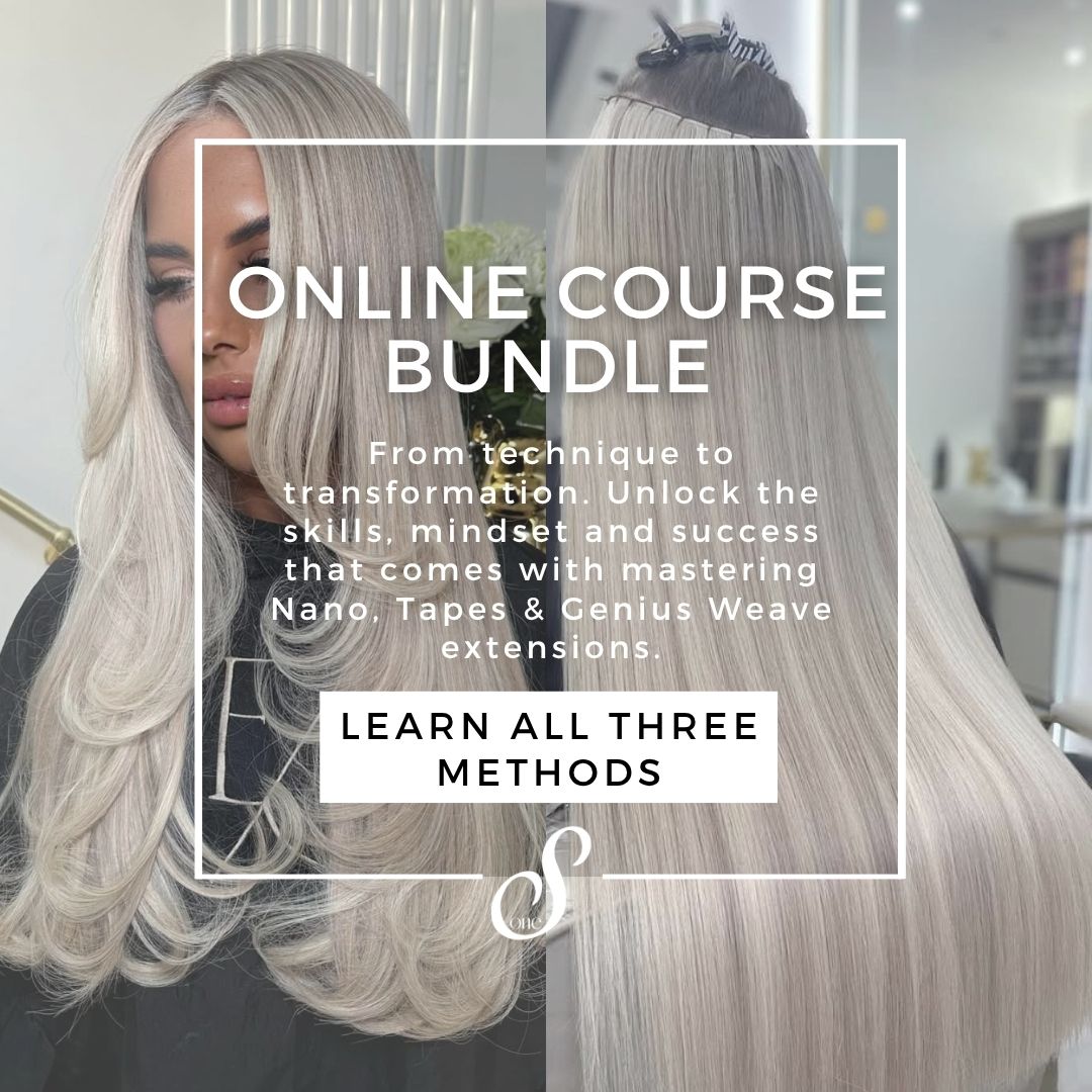 Online Course Bundle: Genius Weft, Nanos & Tapes – Spectrum One Hair