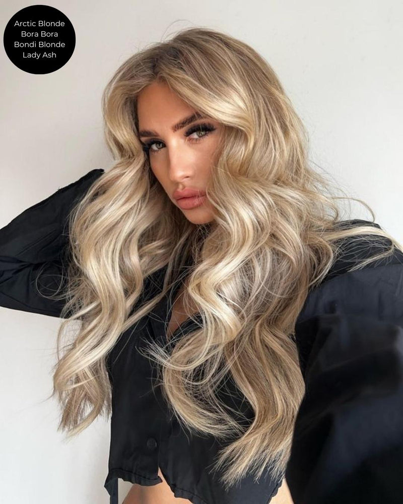 Arctic Blonde Tape Hair Extensions