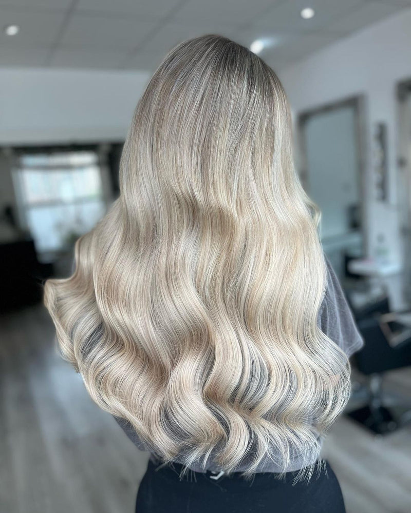 Arctic Blonde I-Tip Hair Extensions