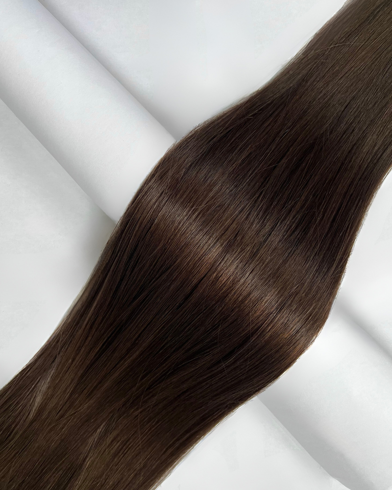 Espresso Genius Weft Hair Extensions