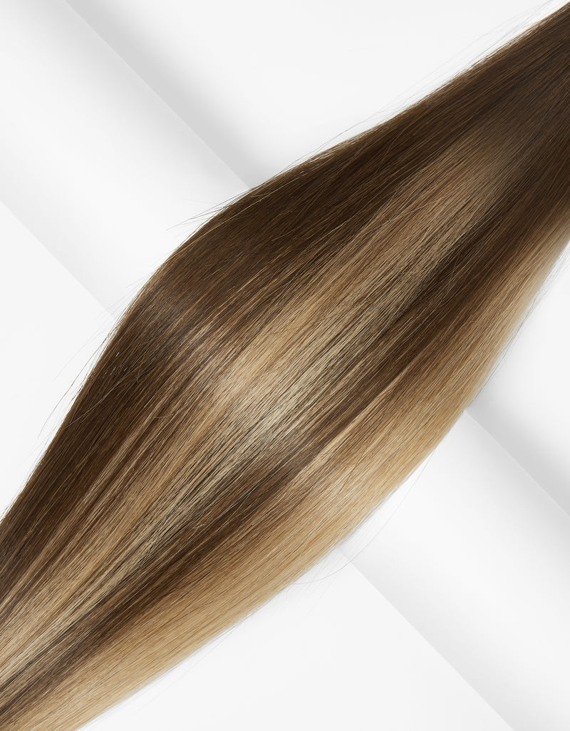 Hazelnut Swirl Invisible Tape Hair Extensions