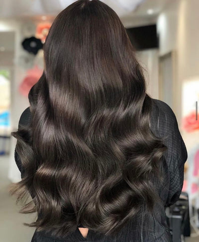 Midnight Brown I-Tip Hair Extensions