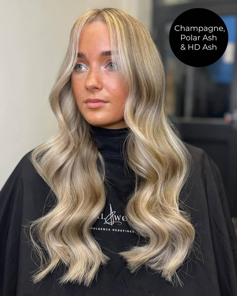 Champagne Weft Hair Extensions