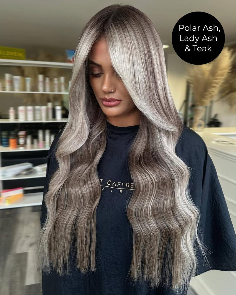 Polar Ash Tape Hair Extensions