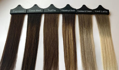 Indulgence Collection Colour Swatches