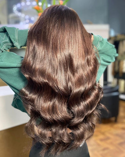 Brunette I-Tip Hair Extensions