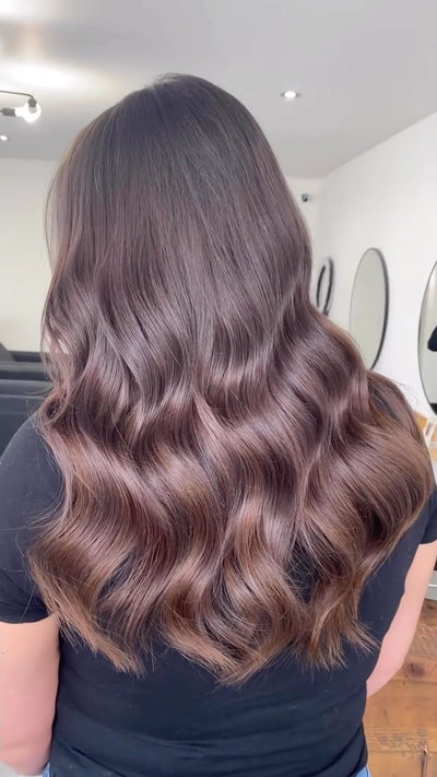 Spiced Brunette Invisible Tape Hair Extensions