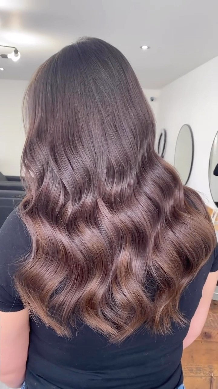 Spiced Brunette Invisible Tape Hair Extensions