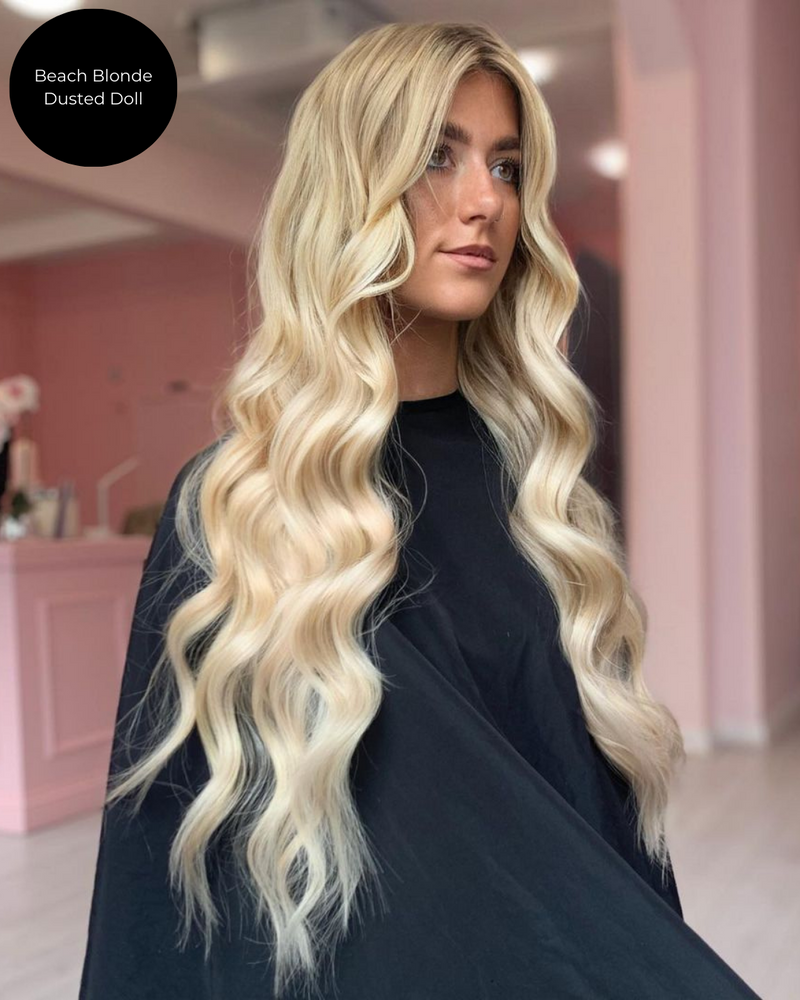 Beach Blonde I-Tip Hair Extensions