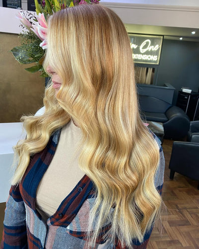 Butterscotch Invisible Tape Hair Extensions