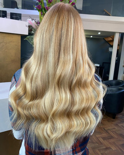 Butterscotch Invisible Tape Hair Extensions