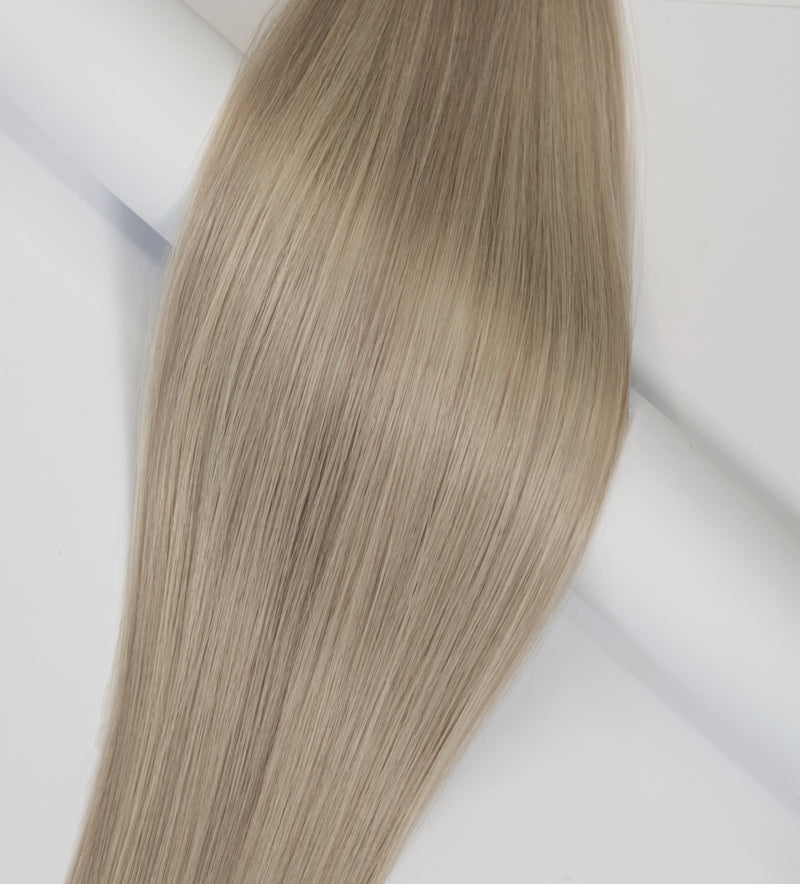Creamed Ash I-Tip Hair Extensions