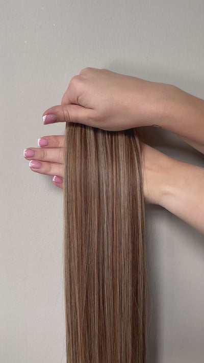 Teak I-Tip Hair Extensions