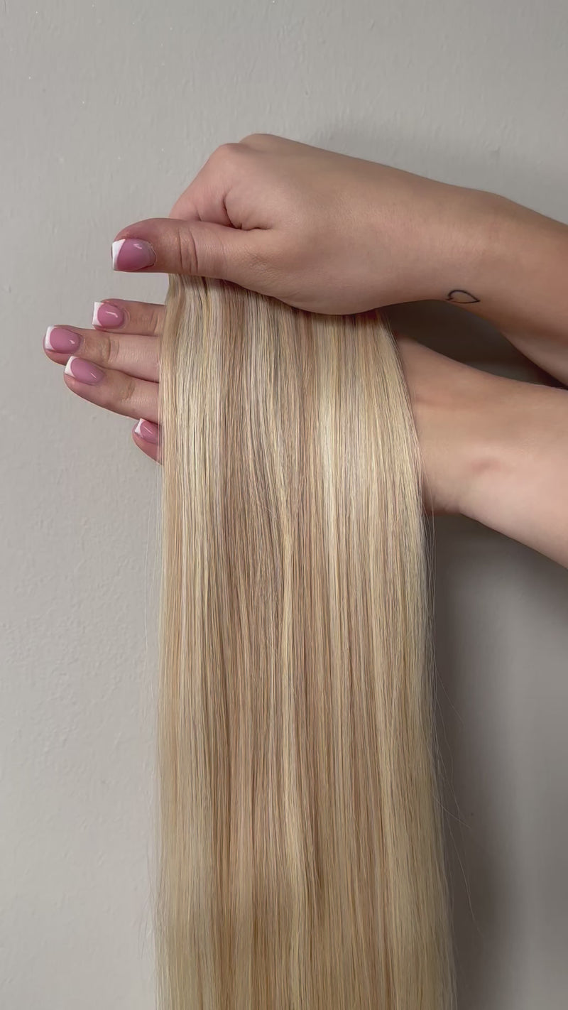 Beach Blonde I-Tip Hair Extensions