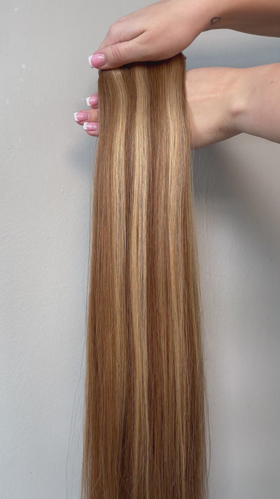 Caramel Deluxe Tape Hair Extensions