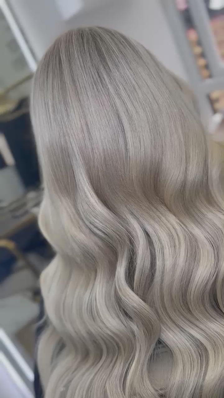 Cookies and Cream Invisible Tape Hair Extensions