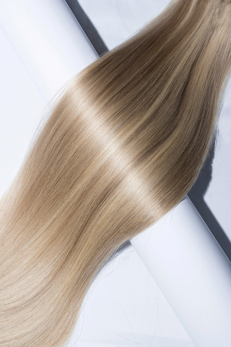 Ash Bronde Invisible Tape Hair Extensions