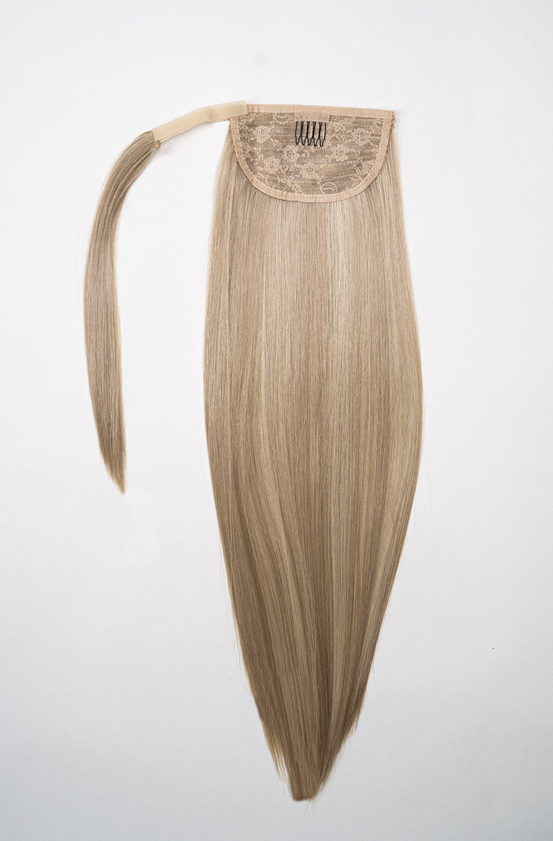 Power Pony Clip-In - Straight – Ash Bronde