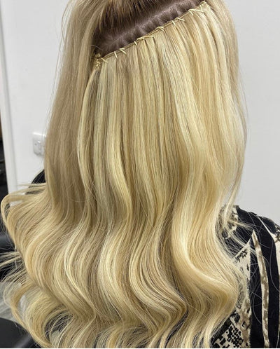 Beach Blonde Weft Hair Extensions