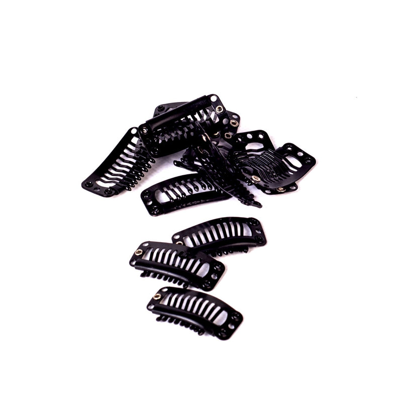 Black Weft Clips