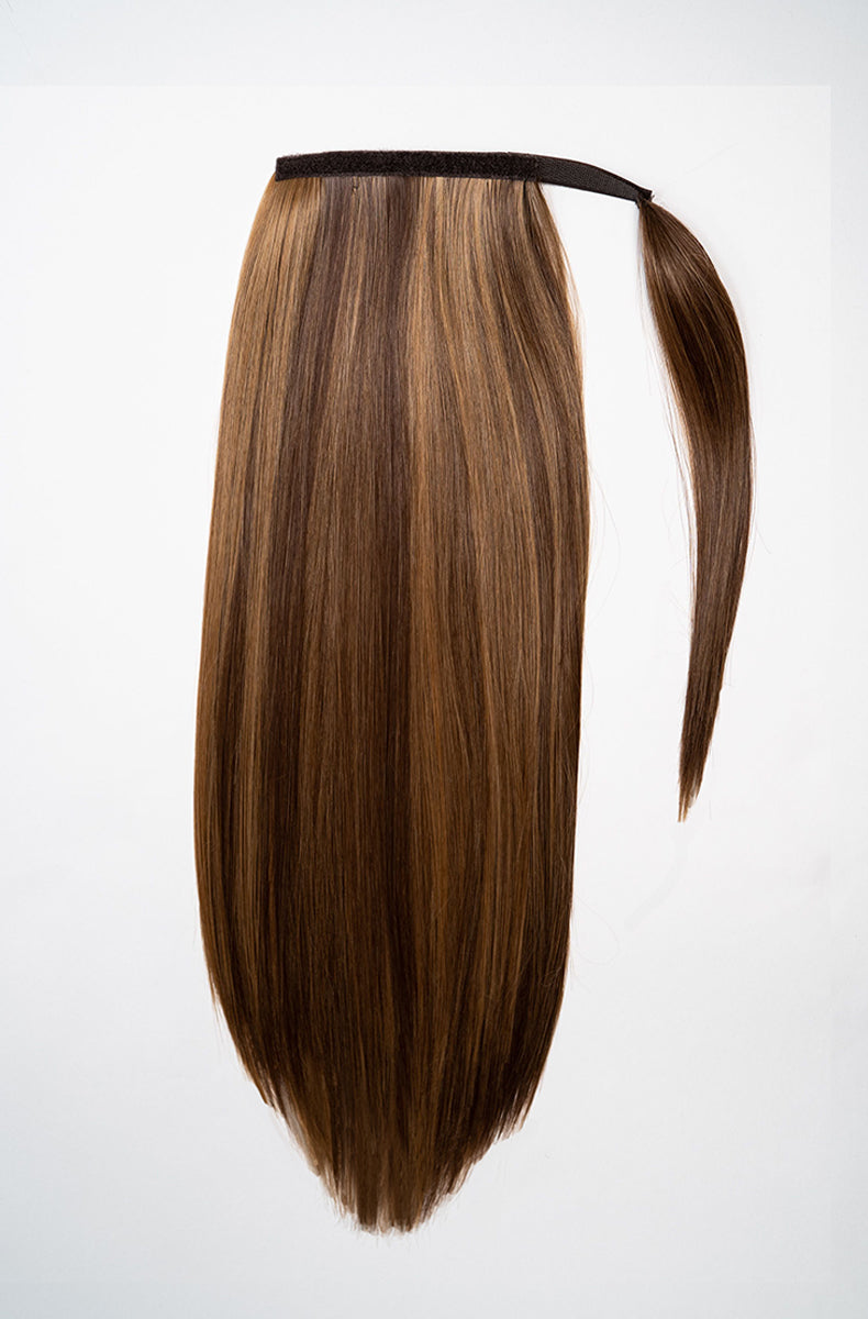 Power Pony Clip-In - Straight – Bronde