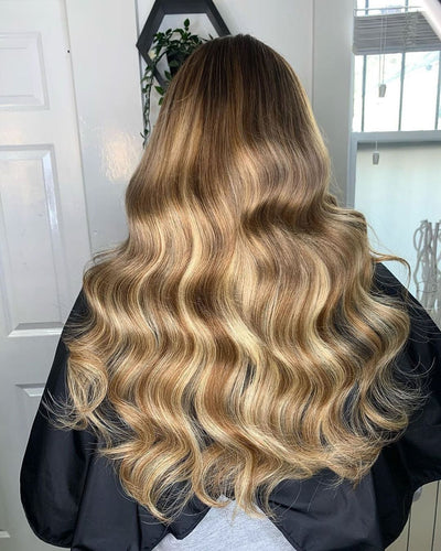 Hazel & Vanilla Weft Hair Extensions