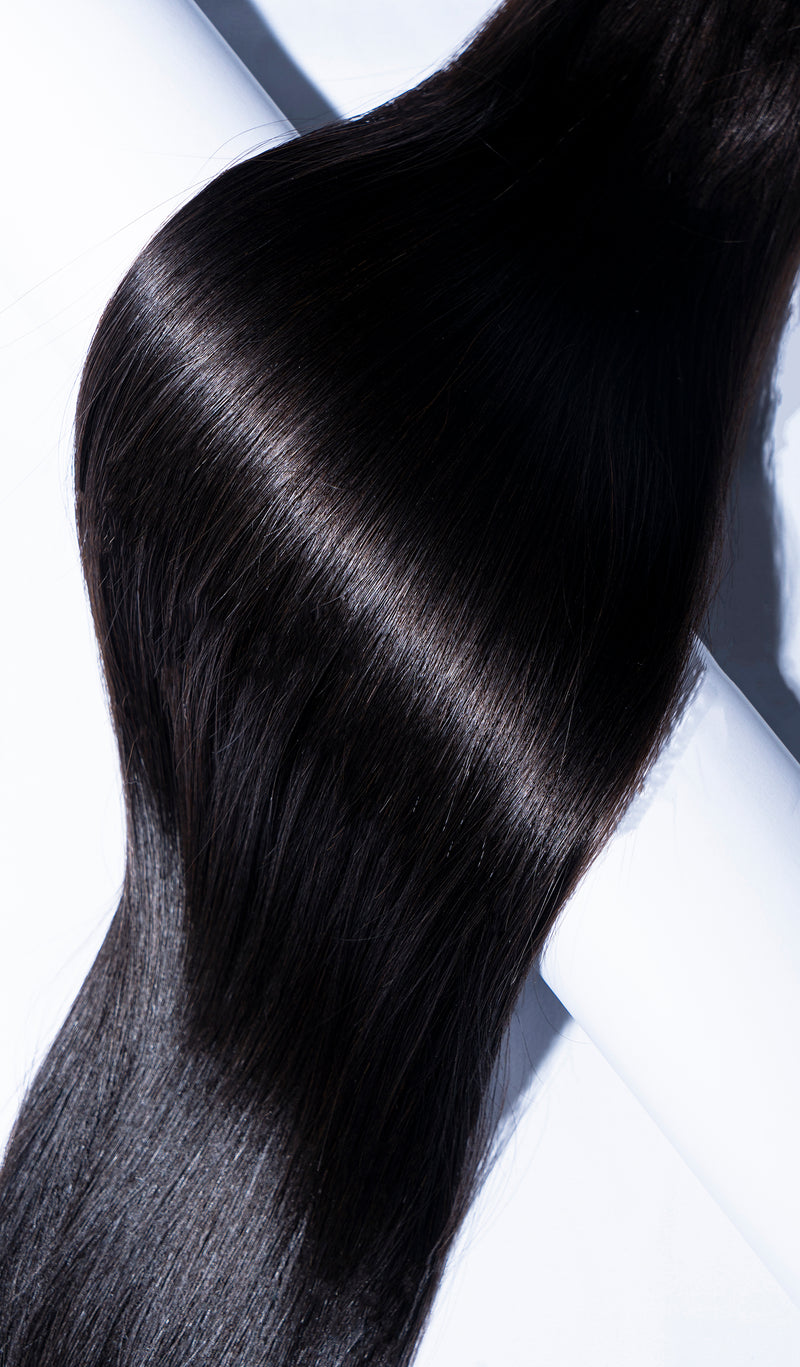 Midnight Brown I-Tip Hair Extensions