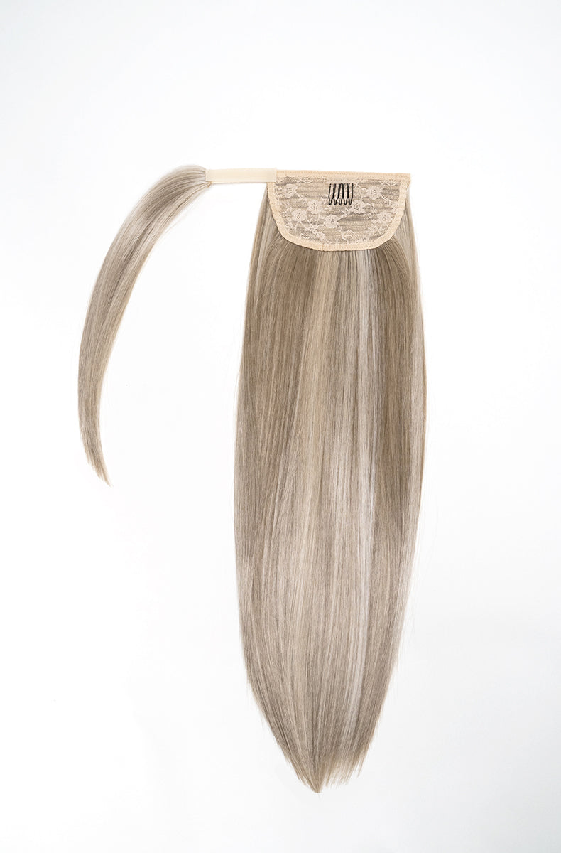 Power Pony Clip-in - Straight – Arctic Blonde