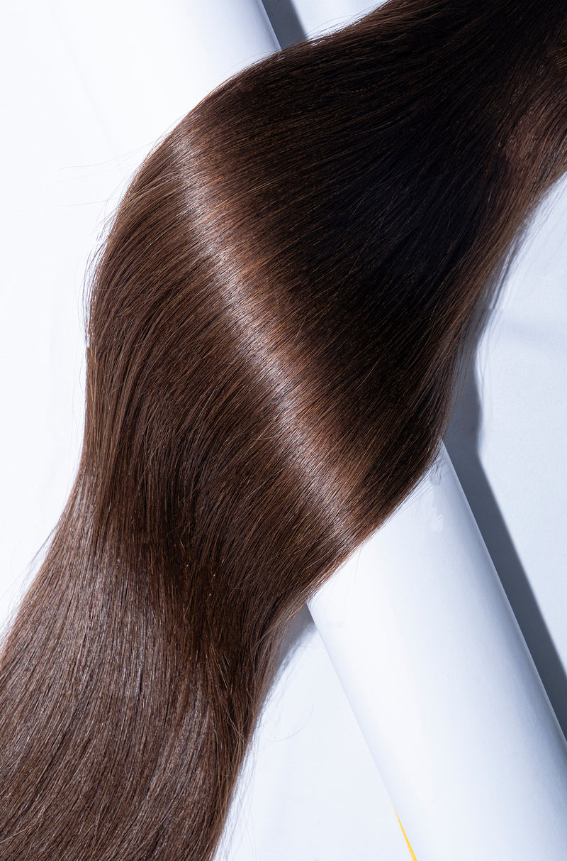 Spiced Brunette Invisible Tape Hair Extensions